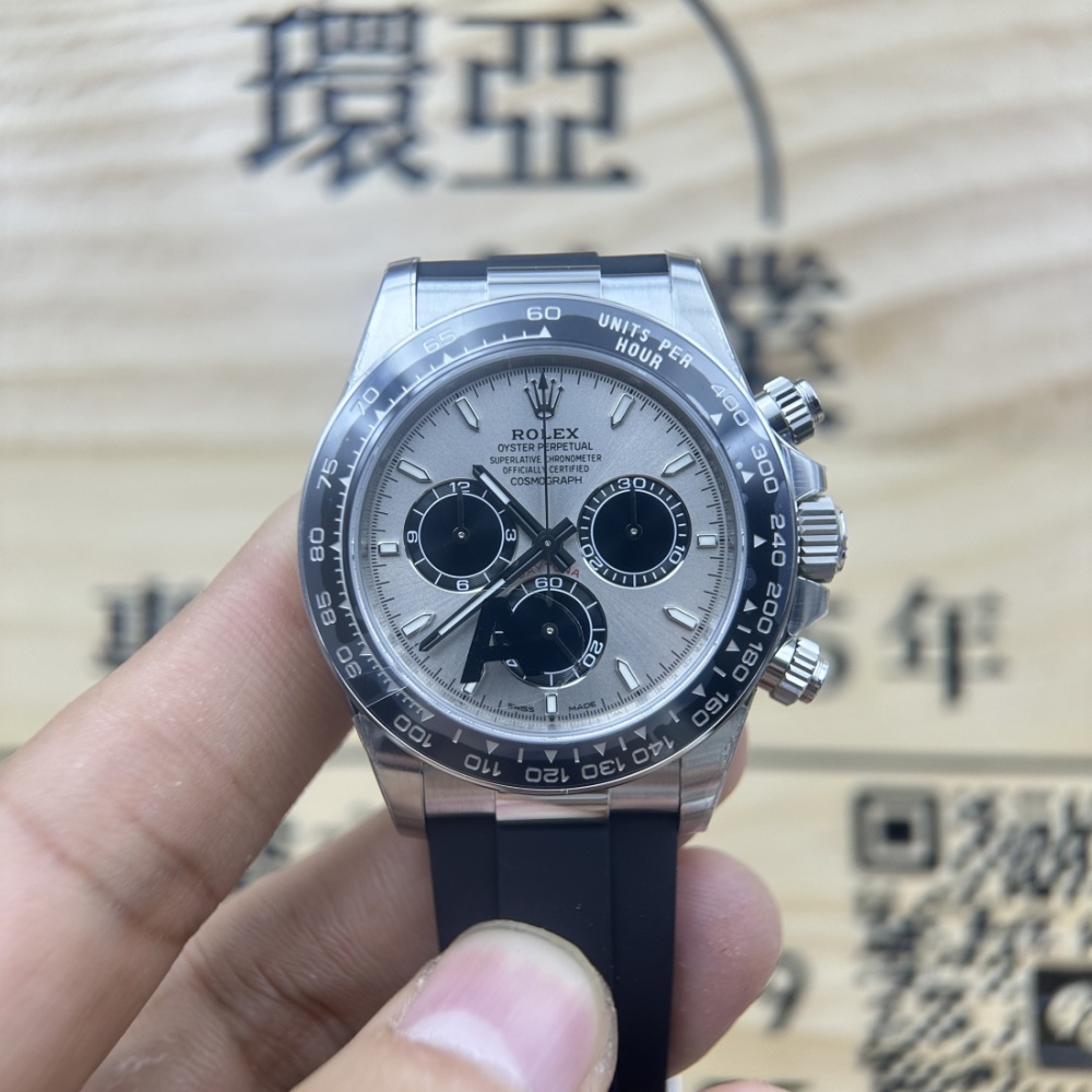 VS factory VS廠 rolex 勞力士 DAYTONA 迪通拿 太空灰 水泥灰 梁家輝同款M116519ln-0027 腕錶 丹東4130機芯 904L精鋼 配重版