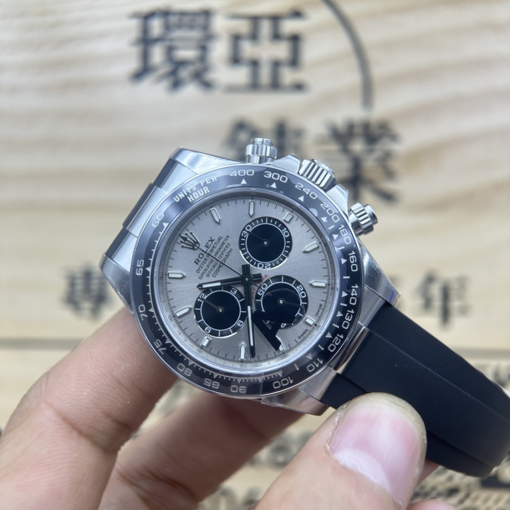VS factory VS廠 rolex 勞力士 DAYTONA 迪通拿 太空灰 水泥灰 梁家輝同款M116519ln-0027 腕錶 丹東4130機芯 904L精鋼 配重版