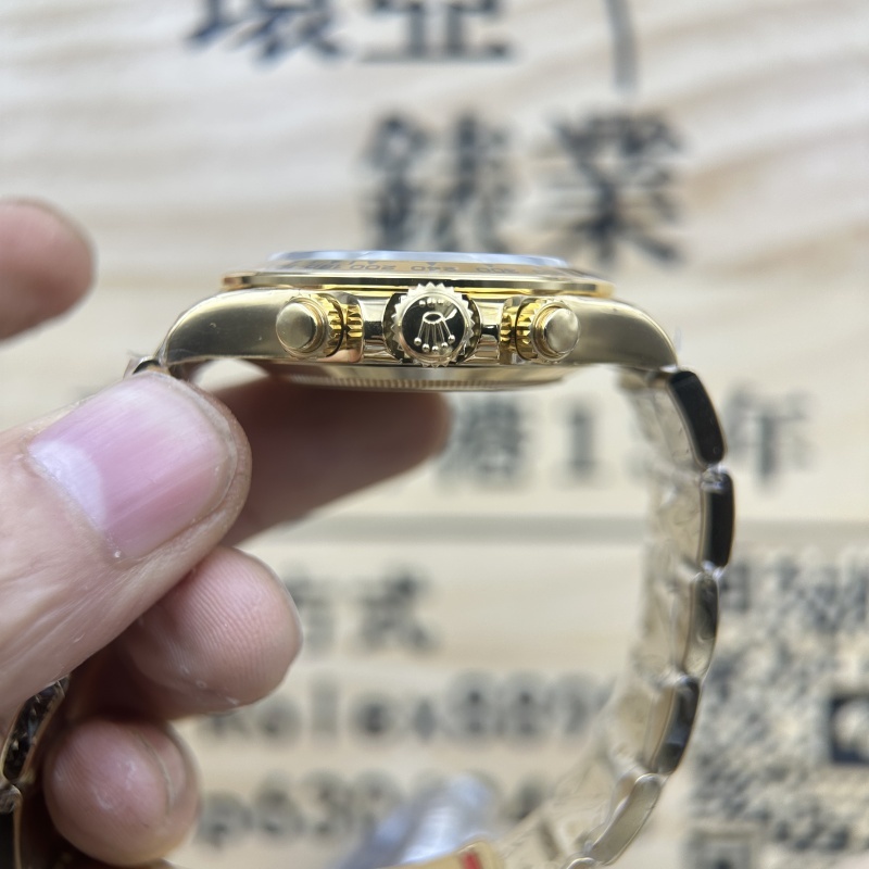 VS廠 勞力士 ROLEX 迪通拿 DAYTONA 劳力士宇宙计型迪通拿系列m116508-0013腕表 綠金迪 4130機芯 V3配重版