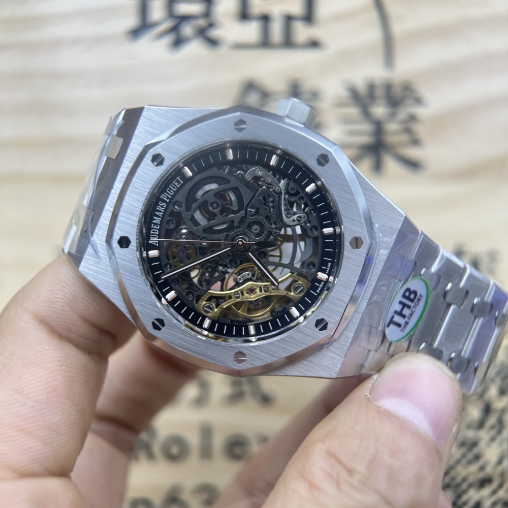 THB廠 AP AUDEMARS PIGUET 愛彼 皇家橡樹系列15407 ST.OO.1220ST.01 鏤空系列