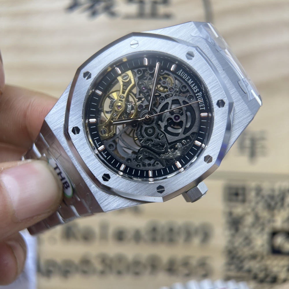 THB廠 AP AUDEMARS PIGUET 愛彼 皇家橡樹系列15407 ST.OO.1220ST.01 鏤空系列