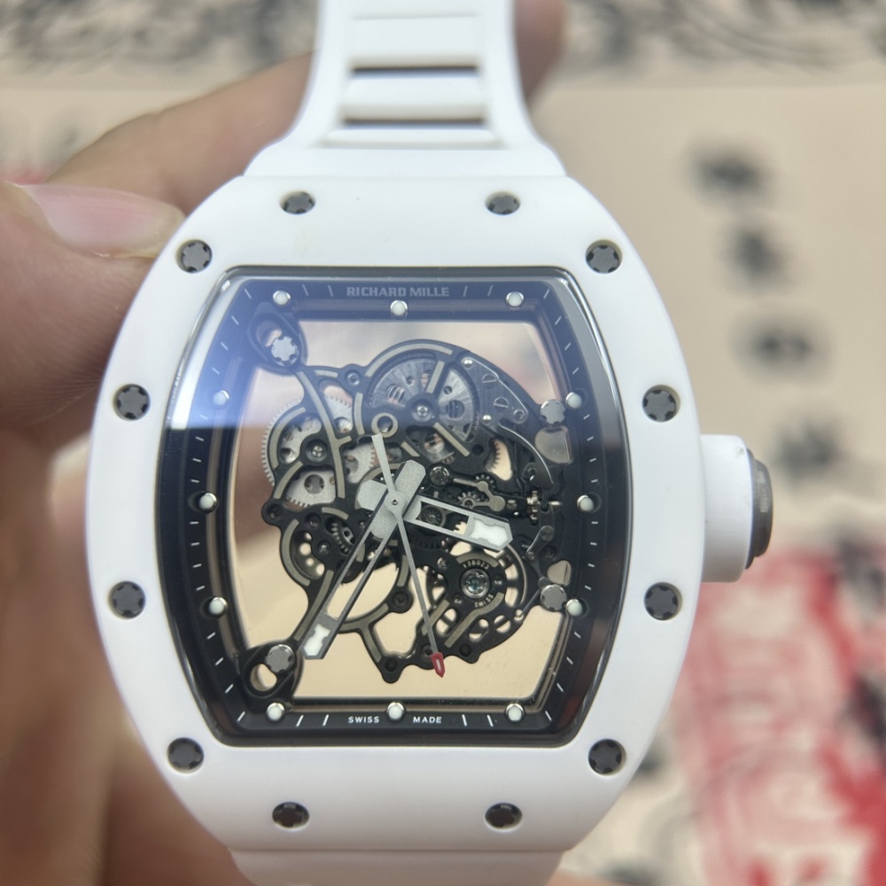 BBR(NEW FACTORY) 理查德 RICHARD MILLE(RM)  RM055 一體機芯 陶瓷手錶 香港可面交