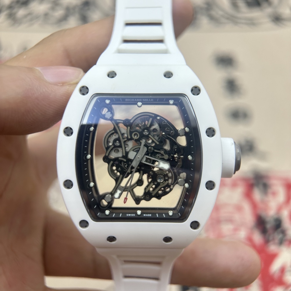 BBR(NEW FACTORY) 理查德 RICHARD MILLE(RM)  RM055 一體機芯 陶瓷手錶 香港可面交