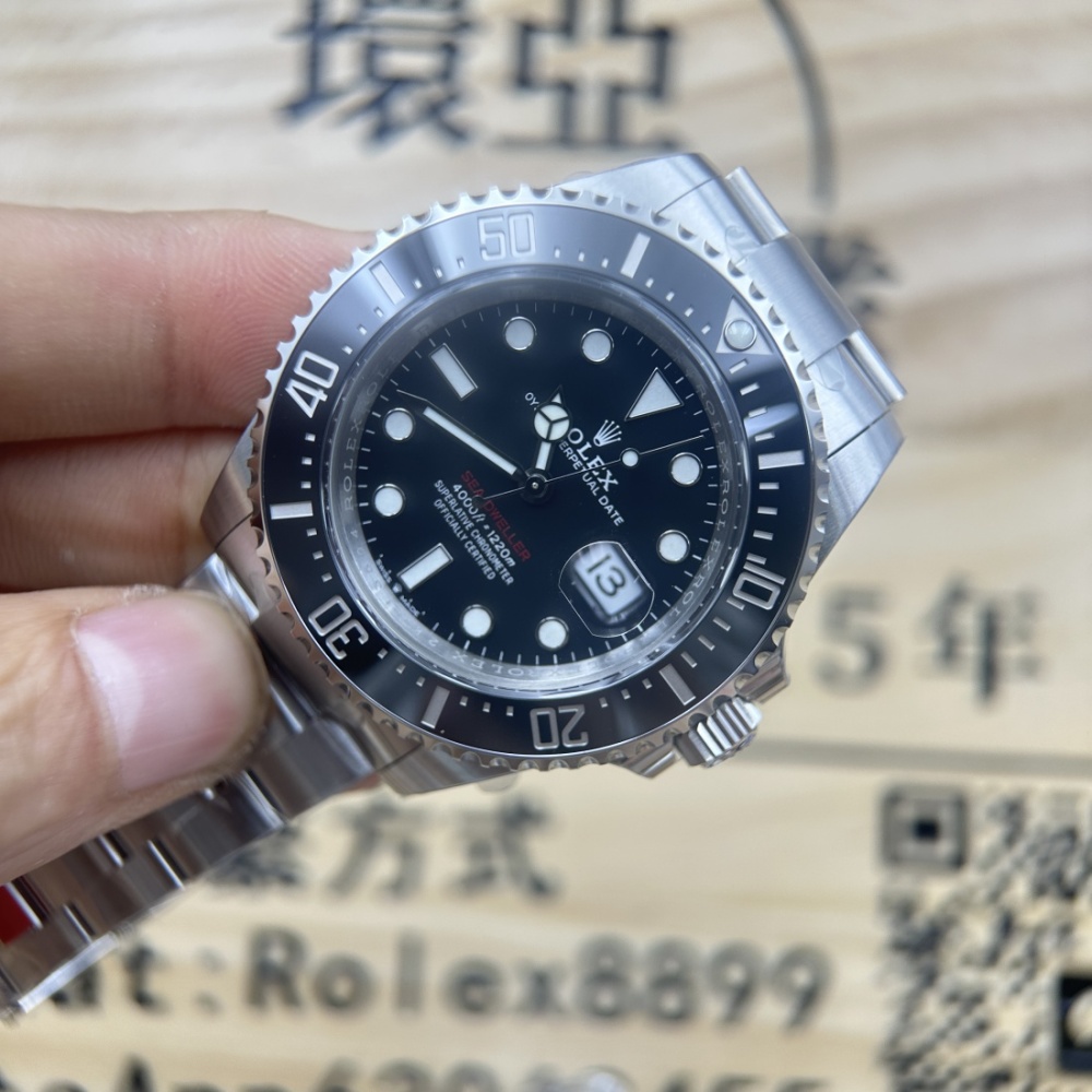 VS廠 ROLEX 劳力士 SEA-DWELLER 海使型系列 M126600-002  單紅 3235機芯 43MM 香港可面交