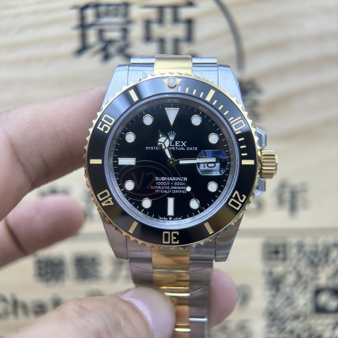 VS廠複刻 rolex 勞力士 submariner 間金 金銀 水鬼 126610 41MM 丹東3235機芯 V2配重版178克 香港可面交