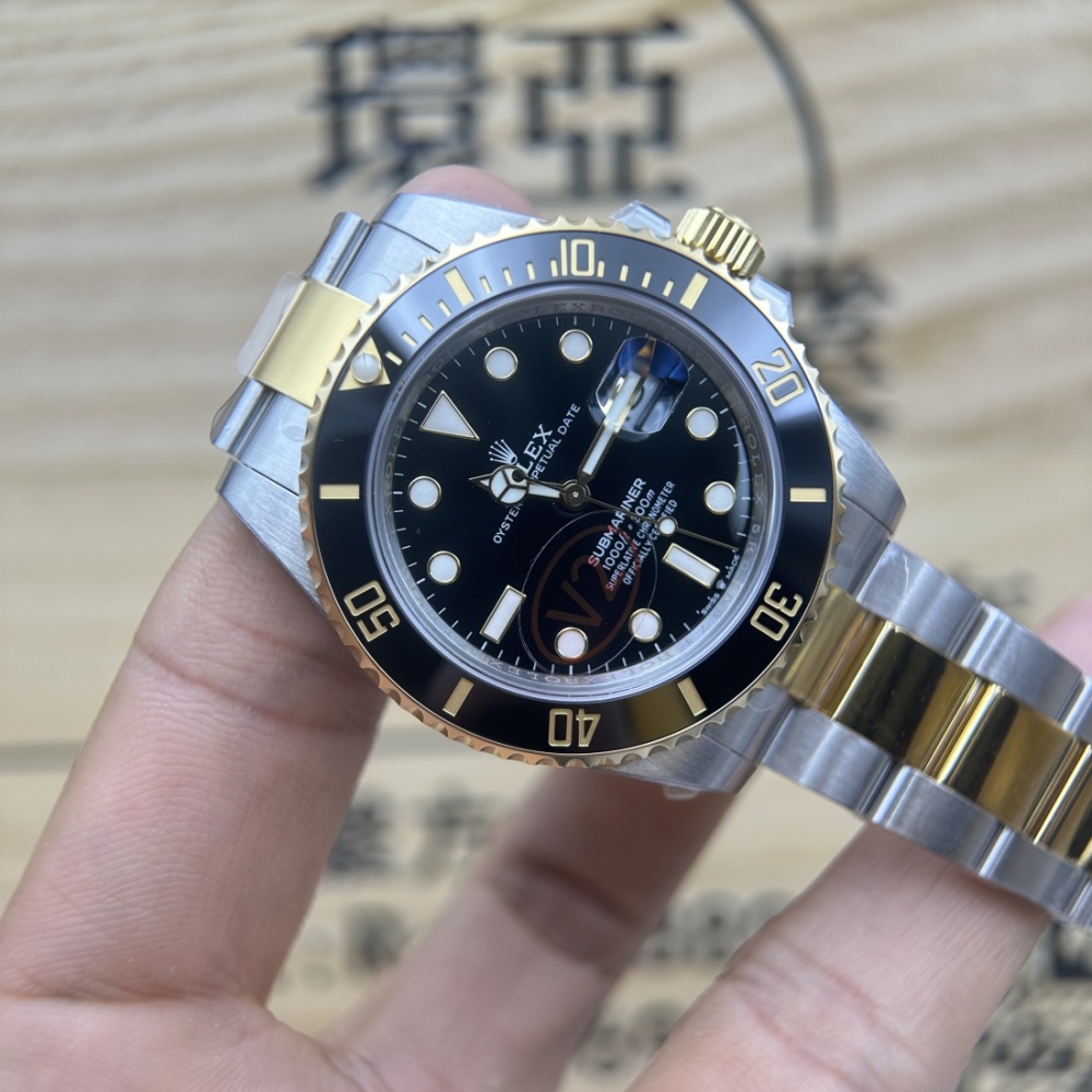 VS廠複刻 rolex 勞力士 submariner 間金 金銀 水鬼 126610 41MM 丹東3235機芯 V2配重版178克 香港可面交
