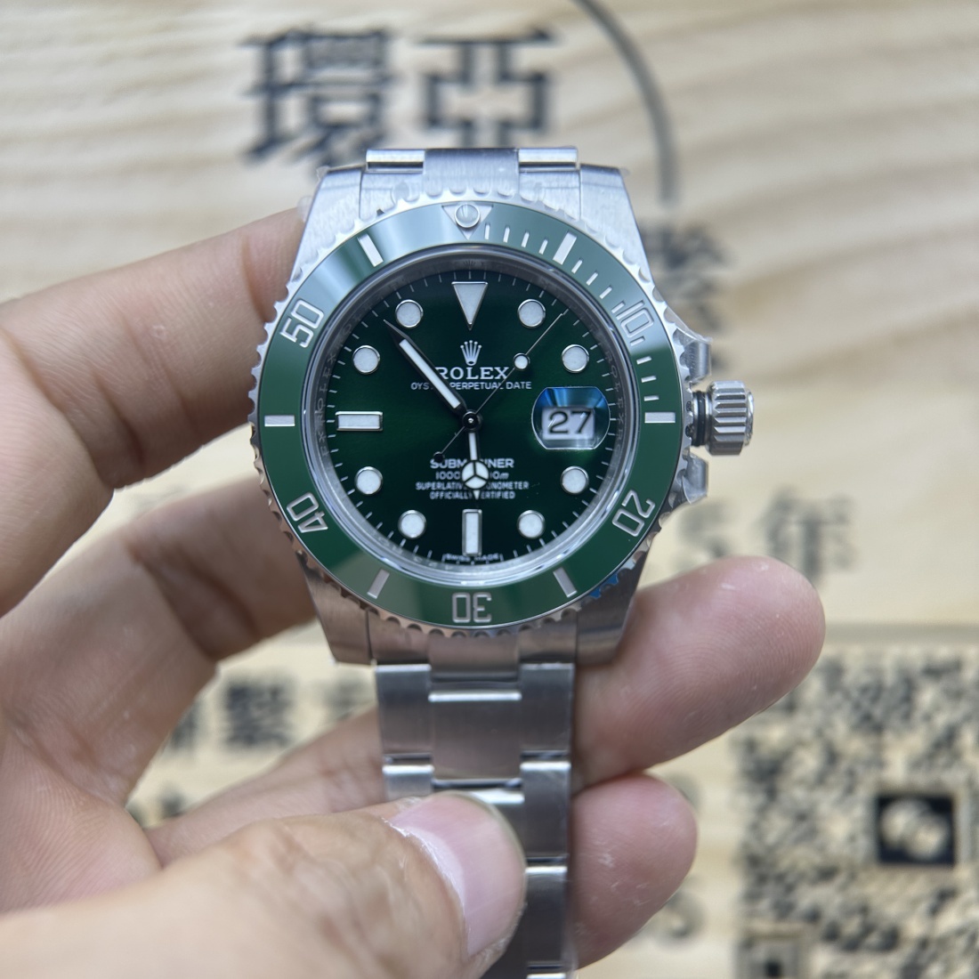 VS廠複刻手錶 ROLEX 勞力士 submariner 116610LV 綠綠 綠水鬼 丹東3135機芯 40MM 香港面交