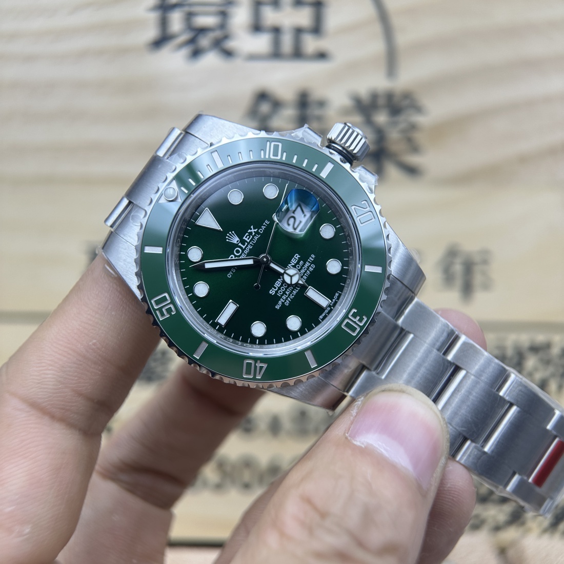 VS廠複刻手錶 ROLEX 勞力士 submariner 116610LV 綠綠 綠水鬼 丹東3135機芯 40MM 香港面交