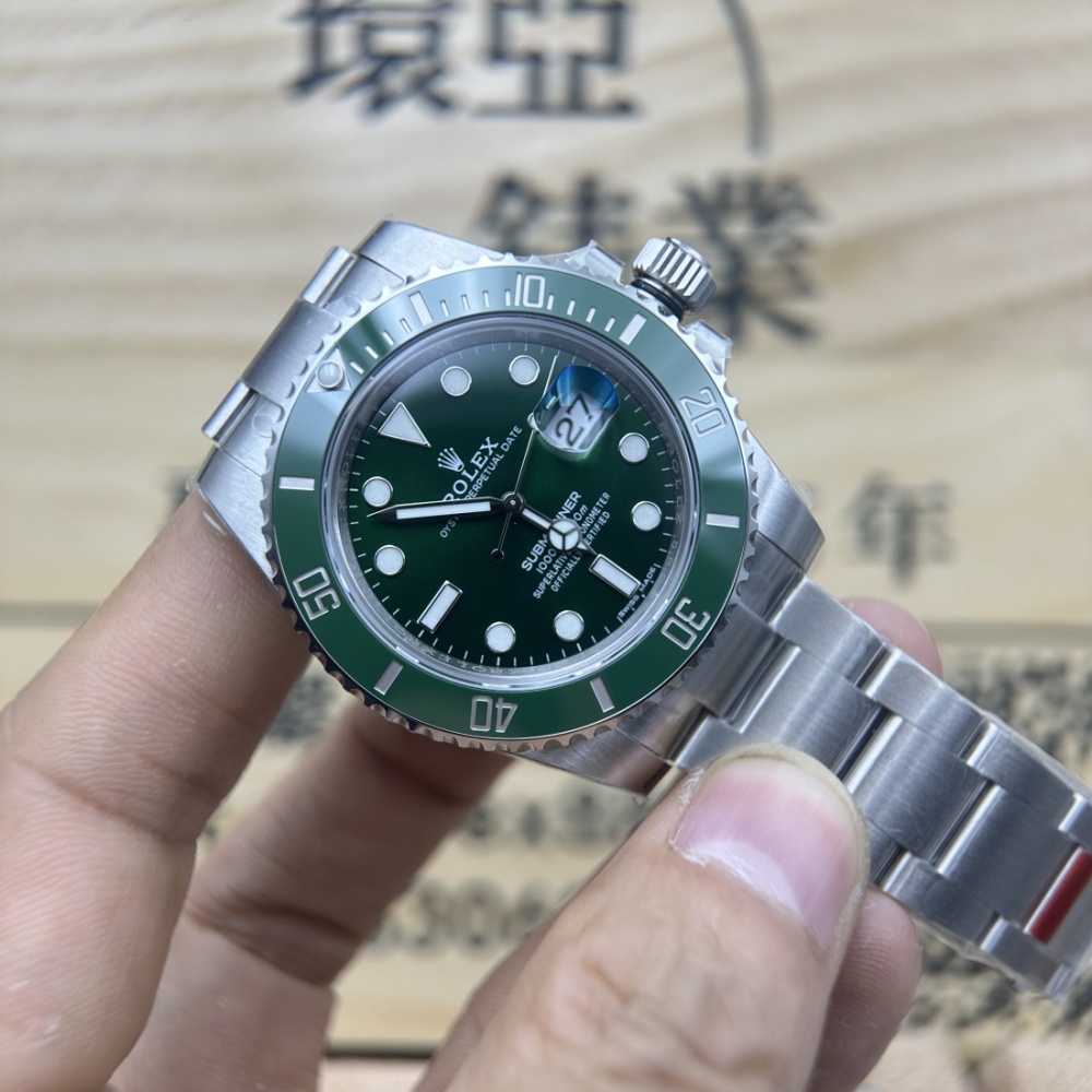 VS廠複刻手錶 ROLEX 勞力士 submariner 116610LV 綠綠 綠水鬼 丹東3135機芯 40MM 香港面交