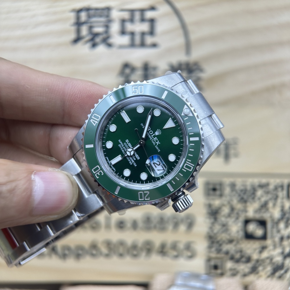 VS廠複刻手錶 ROLEX 勞力士 submariner 116610LV 綠綠 綠水鬼 丹東3135機芯 40MM 香港面交