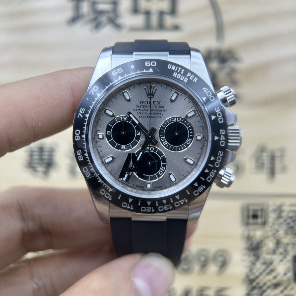 VS廠頂級複刻 ROLEX 勞力士 迪通拿 DAYTONA 116519 太空灰 水泥灰 梁家輝同款 配重版 丹东4130機芯 904鋼 香港可面交