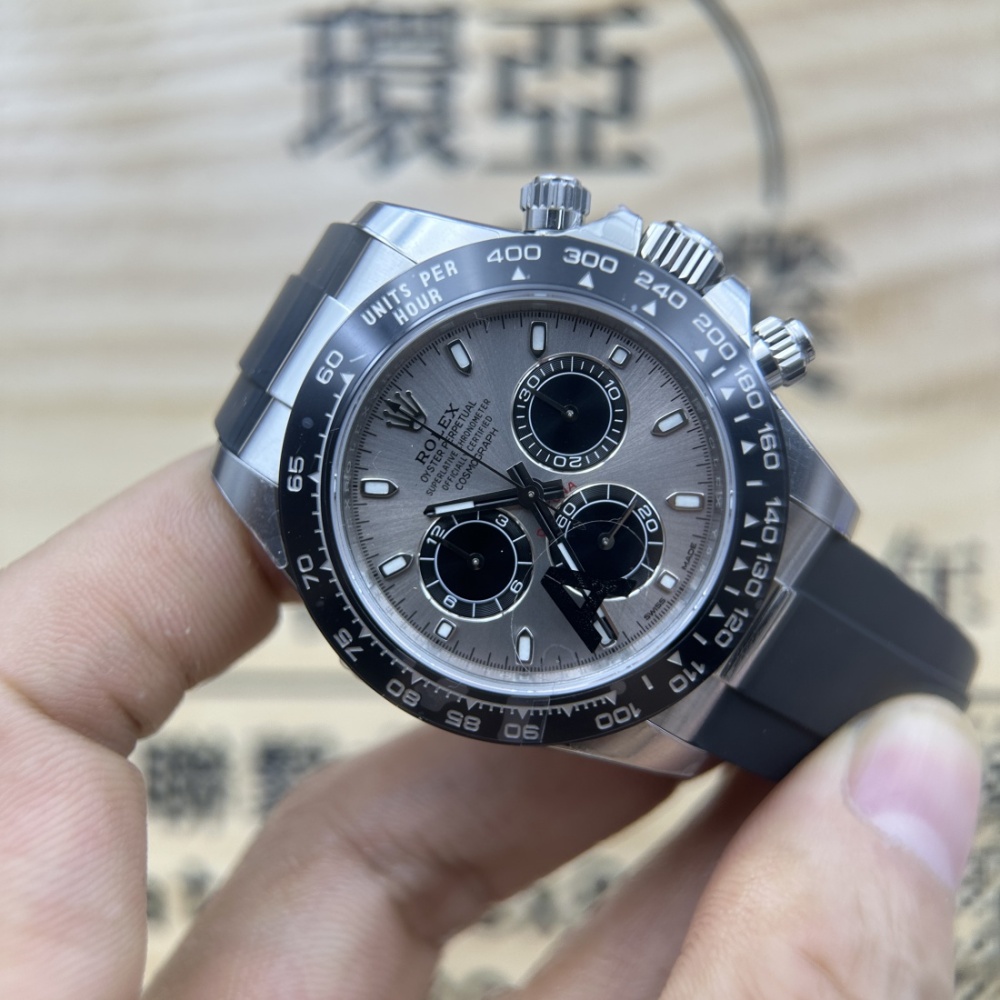 VS廠頂級複刻 ROLEX 勞力士 迪通拿 DAYTONA 116519 太空灰 水泥灰 梁家輝同款 配重版 丹东4130機芯 904鋼 香港可面交