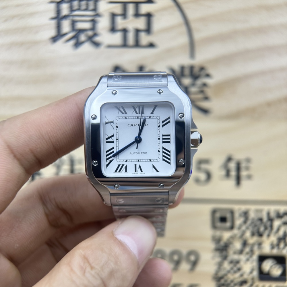 BV廠 卡地亞 CARTIER 山度士 SANTOS系列 W20054D6 35MM 快拆錶帶 香港可面交