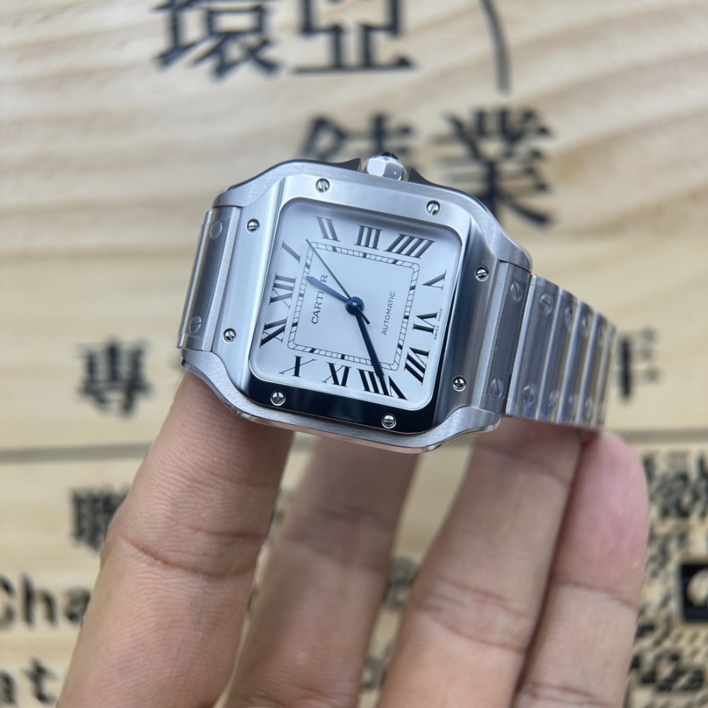 BV廠 卡地亞 CARTIER 山度士 SANTOS系列 W20054D6 35MM 快拆錶帶 香港可面交