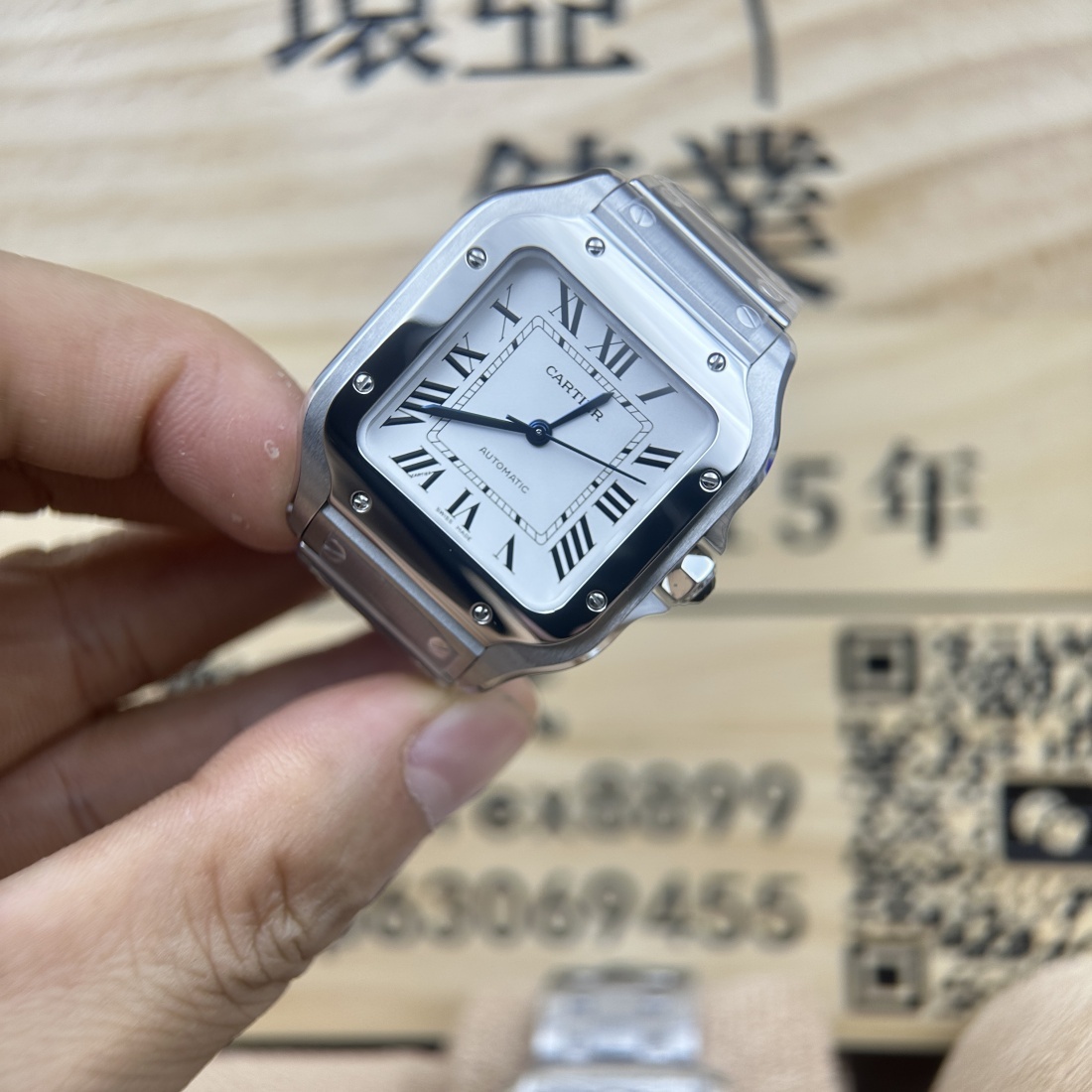 BV廠 卡地亞 CARTIER 山度士 SANTOS系列 W20054D6 35MM 快拆錶帶 香港可面交