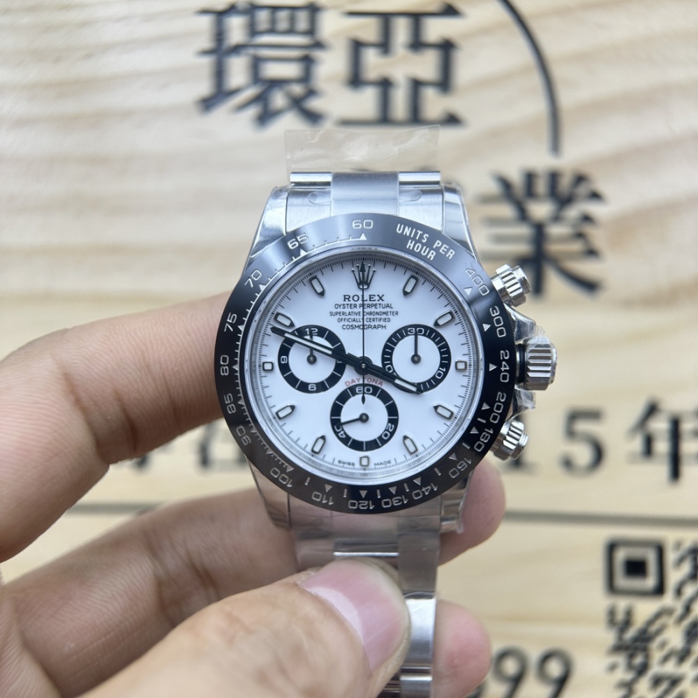 VS廠 頂級複刻 ROLEX 勞力士 DAYTONA 迪通拿 116500 白熊貓迪 丹東4130機芯 40MM 香港可面交