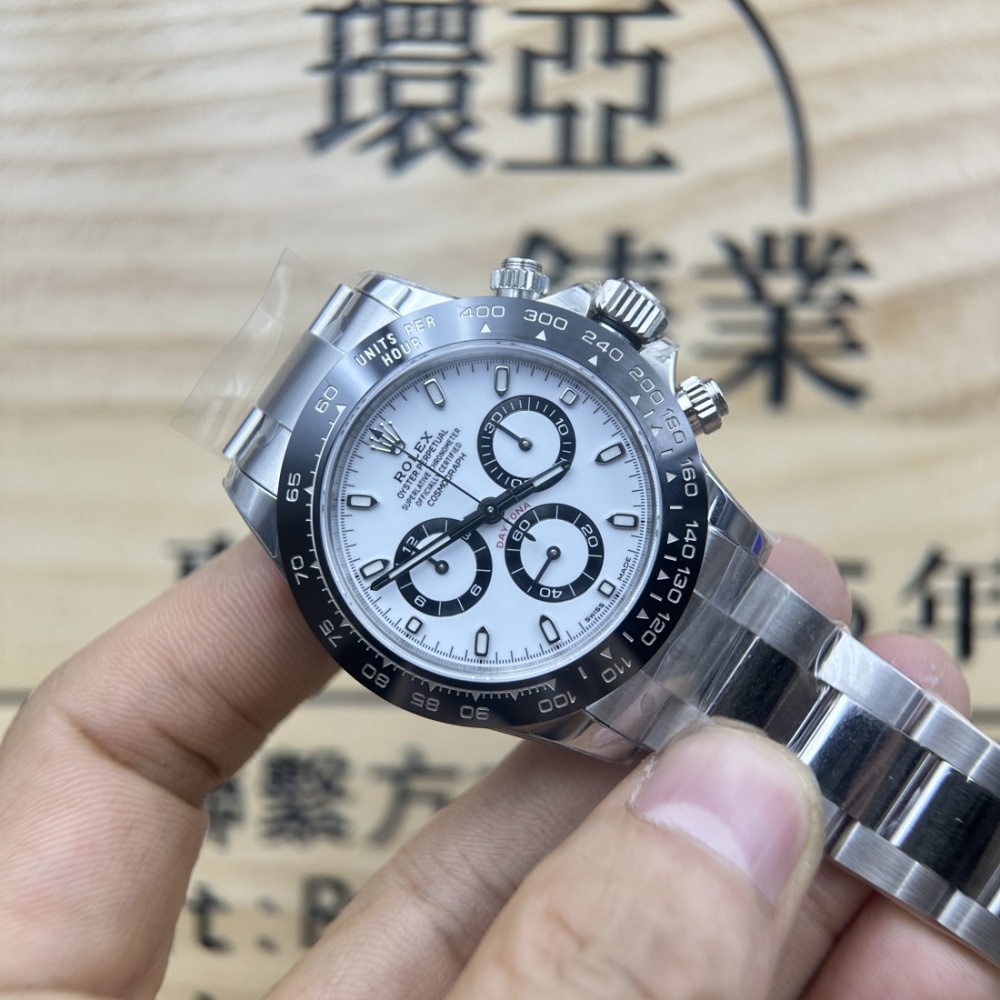 VS廠 頂級複刻 ROLEX 勞力士 DAYTONA 迪通拿 116500 白熊貓迪 丹東4130機芯 40MM 香港可面交