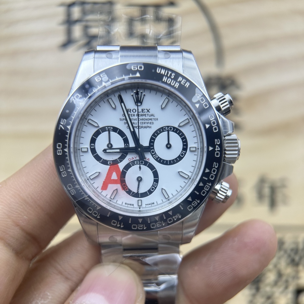 VS廠頂級複刻 ROLEX DAYTONA 勞力士 迪通拿 126500 新版白熊貓 丹東4131機芯 904L精鋼 香港可面交