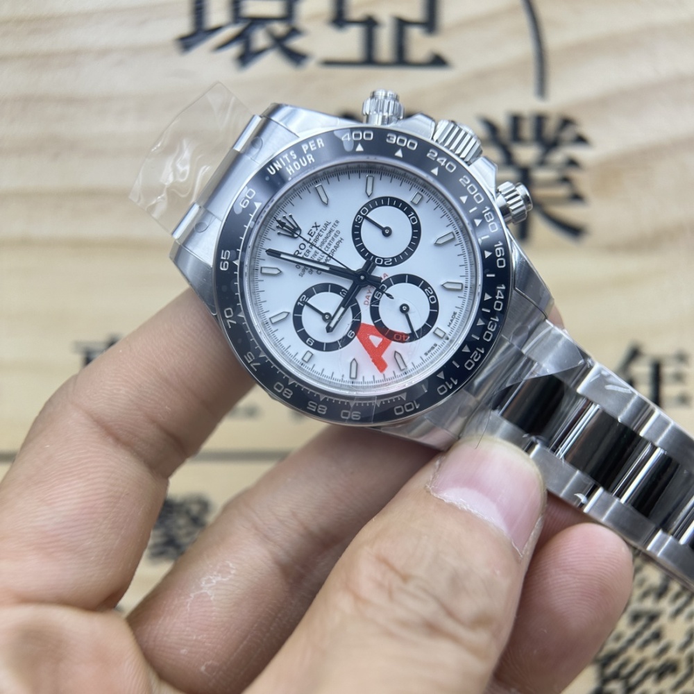 VS廠頂級複刻 ROLEX DAYTONA 勞力士 迪通拿 126500 新版白熊貓 丹東4131機芯 904L精鋼 香港可面交