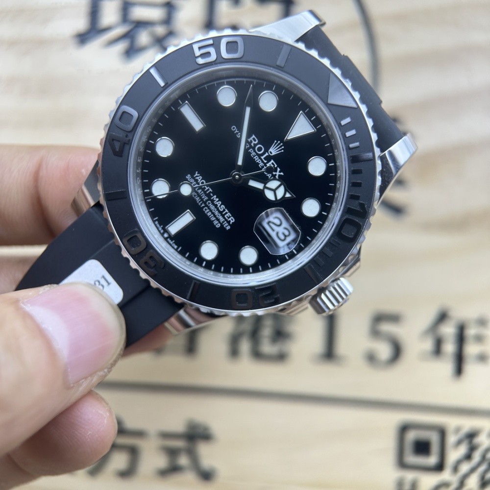 包金改裝 勞力士 ROLEX YACHT-MASTER 白金遊艇 包金 226659 尺寸42 （定制包金款）