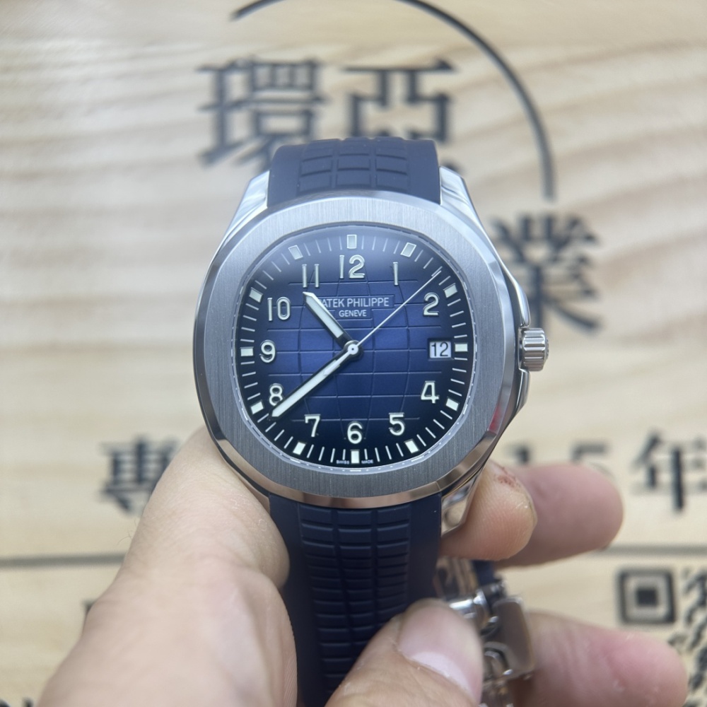 3K廠 PP 百達翡麗(PATEK PHILIPPE）AQUANAUT 系列 5168G-001 藍面 42MM 330機芯