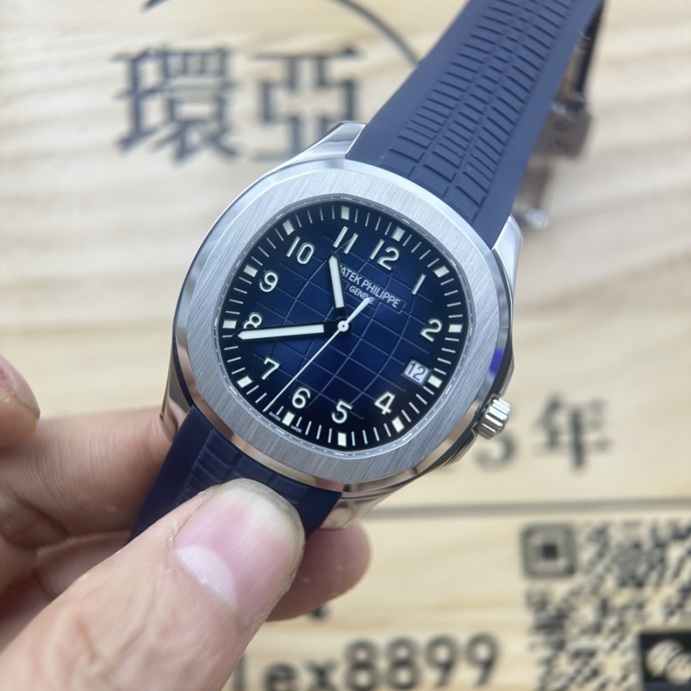3K廠 PP 百達翡麗(PATEK PHILIPPE）AQUANAUT 系列 5168G-001 藍面 42MM 330機芯