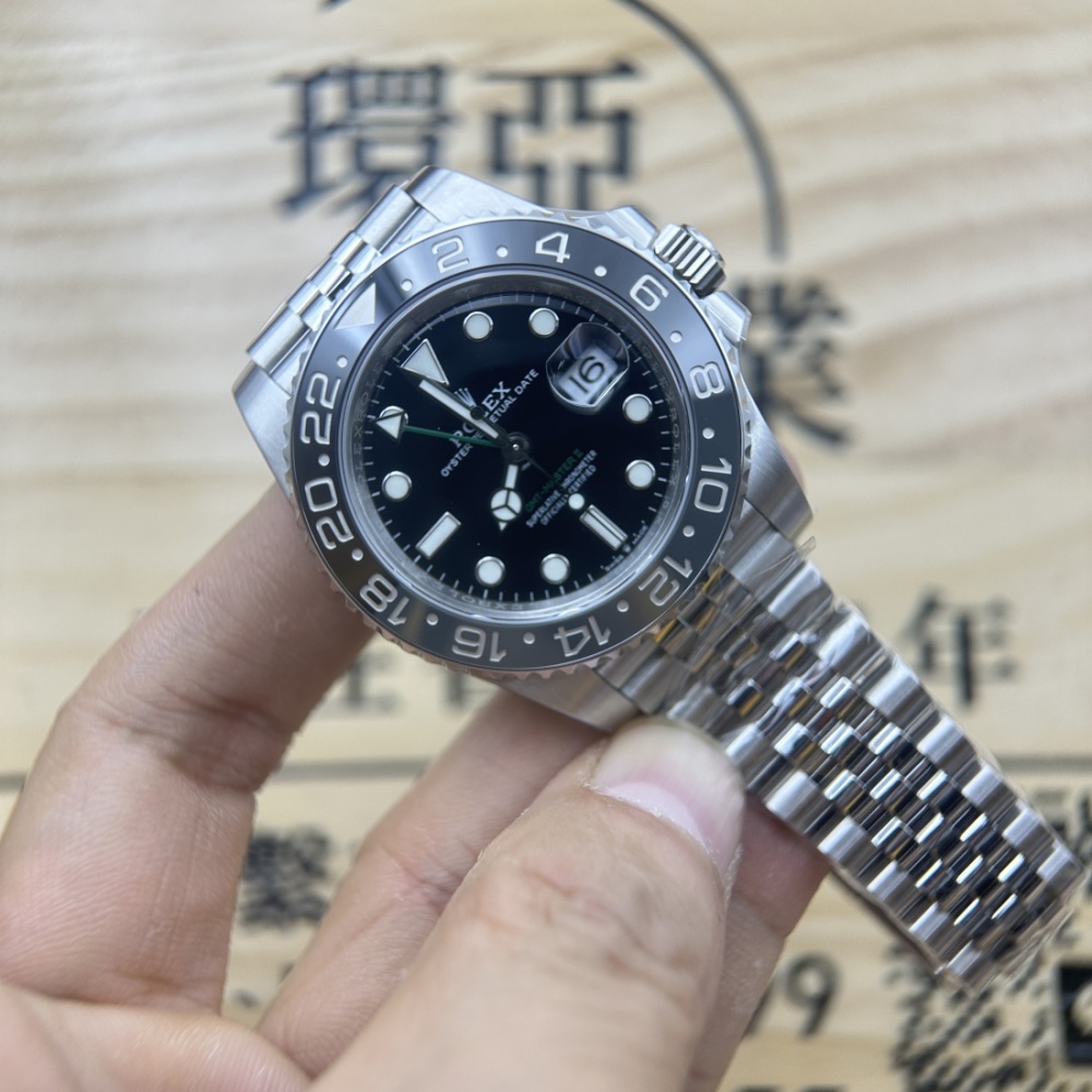 VS廠 頂級複刻手錶 ROLEX 勞力士 GMT 126710 黑灰圈 皮蛋圈 丹東3285機芯 40MM 香港可面交 2025-11-20更新
