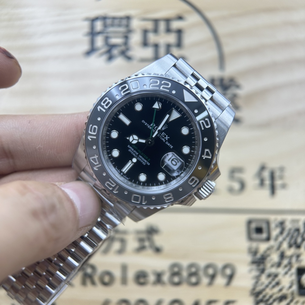 VS廠 頂級複刻手錶 ROLEX 勞力士 GMT 126710 黑灰圈 皮蛋圈 丹東3285機芯 40MM 香港可面交 2025-11-20更新
