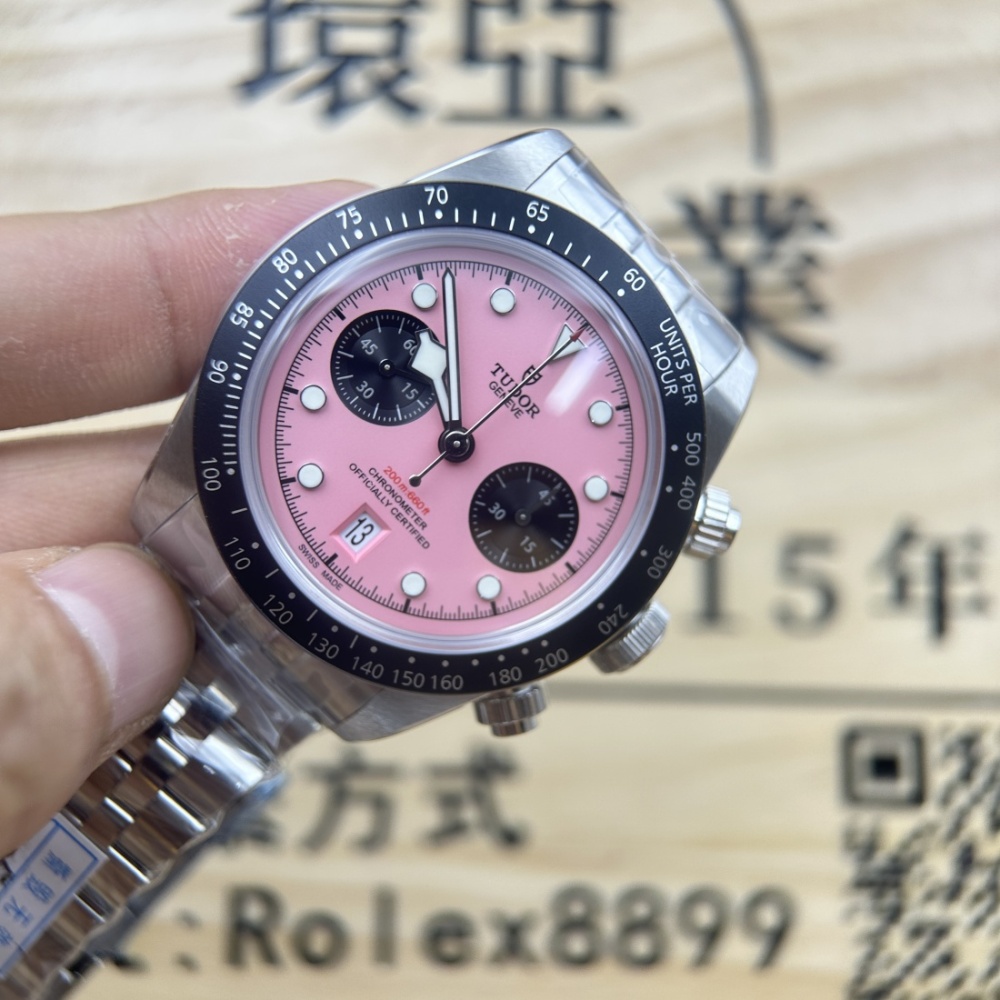 M+ 廠 TUDOR 帝舵 碧灣系列 粉色 M79360N-0014腕表 終級版 7750機芯 41MM 香港可面交