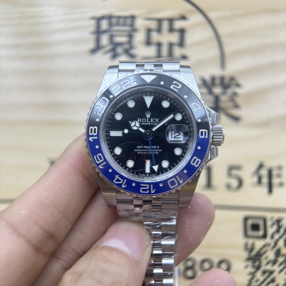 VS 廠 頂級複刻手錶 ROLEX GMT 勞力士 格林尼治型系列 126710 國米圈 藍黑圈 3285機芯 904鋼 香港可面交