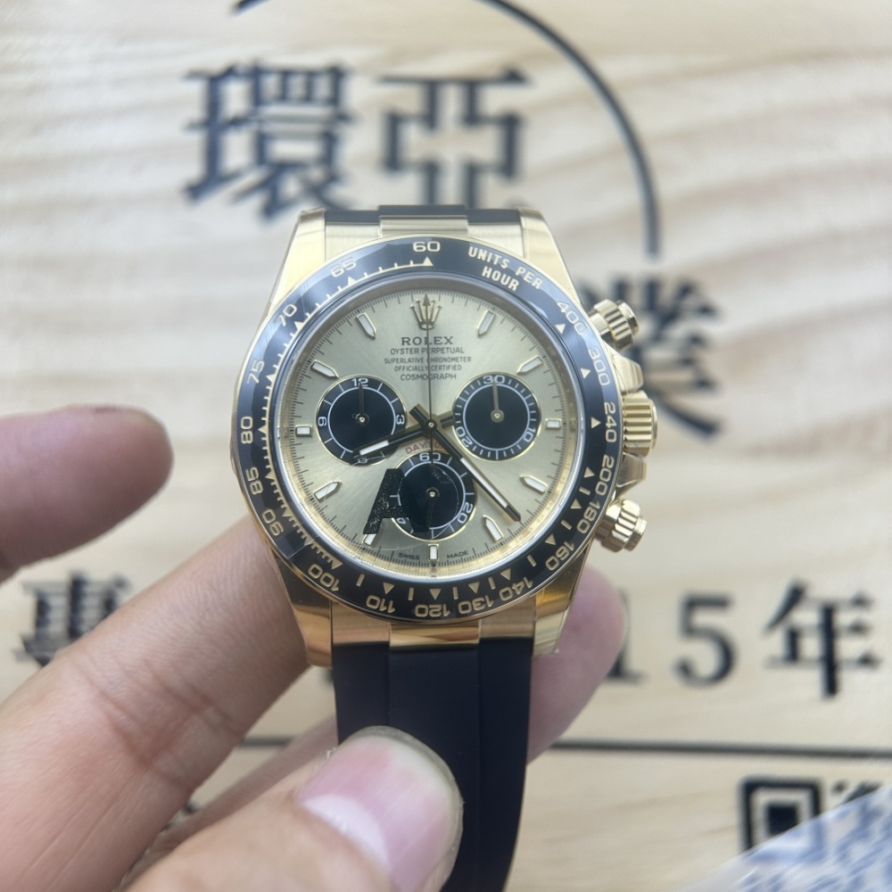 VS廠 高端複刻手錶 勞力士 迪通拿 ROLEX DAYTONA 126518 余文樂 4131機芯 904L鋼 配重版 香港可面交