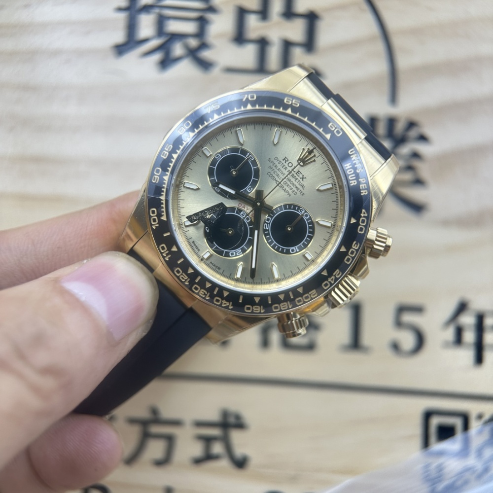 VS廠 高端複刻手錶 勞力士 迪通拿 ROLEX DAYTONA 126518 余文樂 4131機芯 904L鋼 配重版 香港可面交