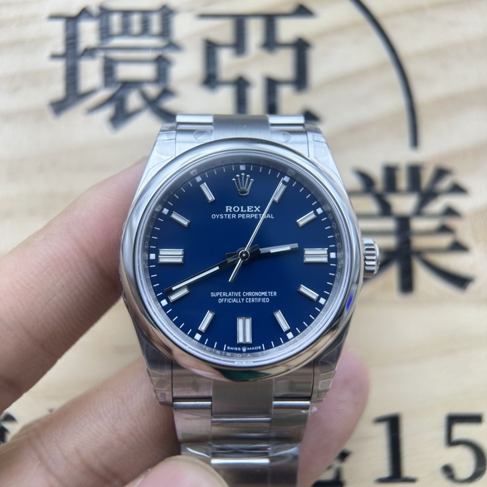VS廠 頂級複刻手錶 ROLEX OYSTER 勞力士 蠔式恒動系列126000-0015 藍面 3230機芯 香港可面交