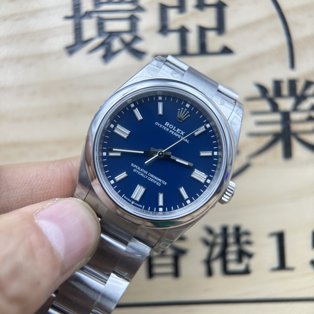 VS廠 頂級複刻手錶 ROLEX OYSTER 勞力士 蠔式恒動系列126000-0015 藍面 3230機芯 香港可面交