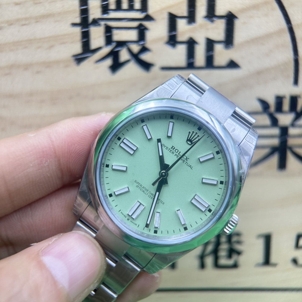 VS廠 超頂級複刻手錶 ROLEX OYSTER 勞力士 蠔式恒動系列 M134300-0006腕錶 綠色 3230機芯 904L精鋼 香港可面交