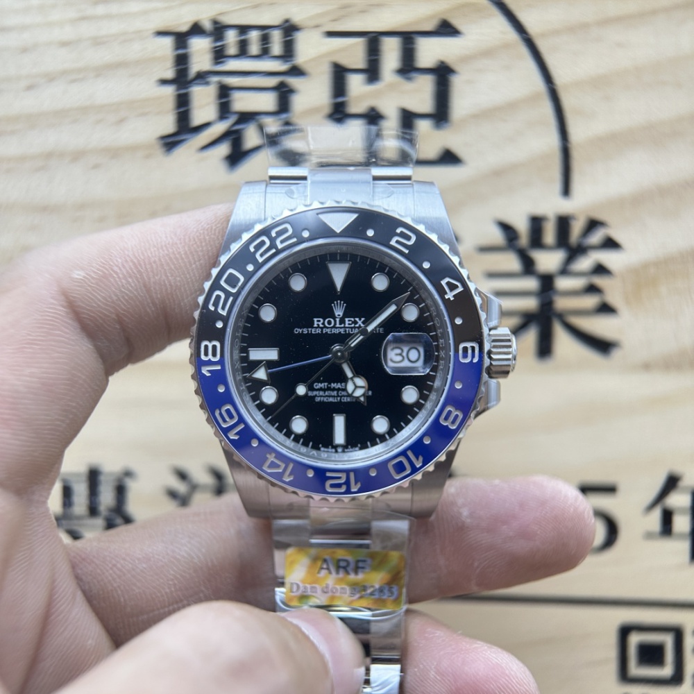 ARF 廠 複刻手錶  ROLEX GMT 勞力士 格林尼治型系列 126710 國米圈 藍黑圈 丹東3285機芯 香港可面交