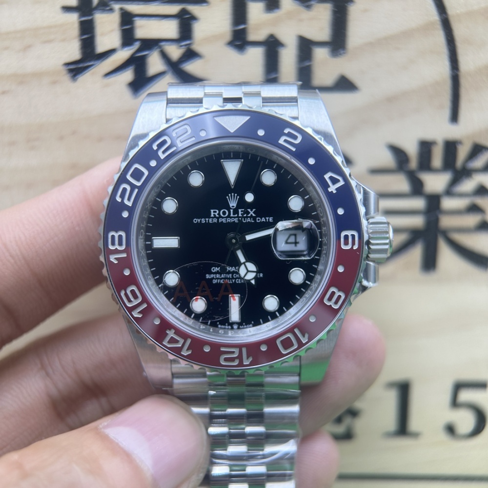 VS廠 超級複刻手錶 ROLEX GMT 勞力士 格林尼治型 可樂圈 m126710blro-0001 兩地時間 3285機芯 V3 香港可面交