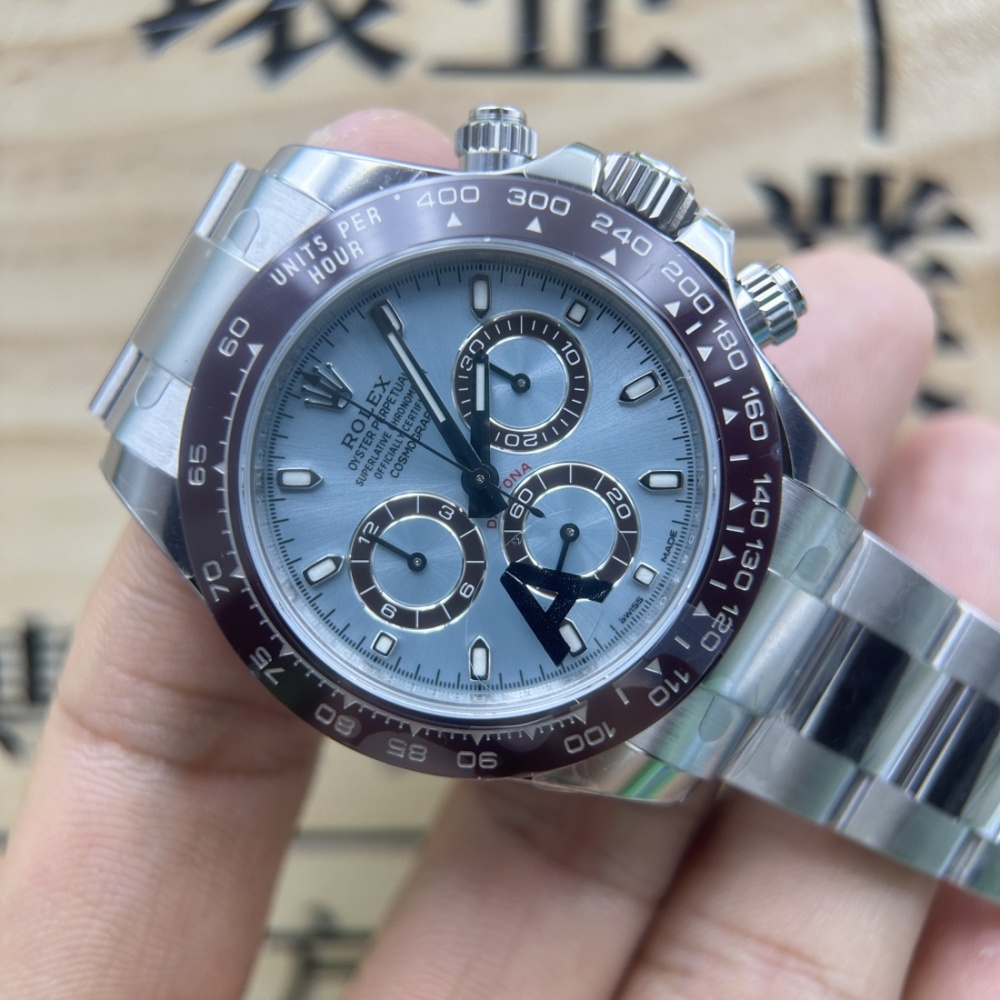 VS 頂級複刻手錶廠 ROLEX DAYTONA 勞力士 迪通拿 116506 冰藍迪 配重171克 4130機芯 香港可面交