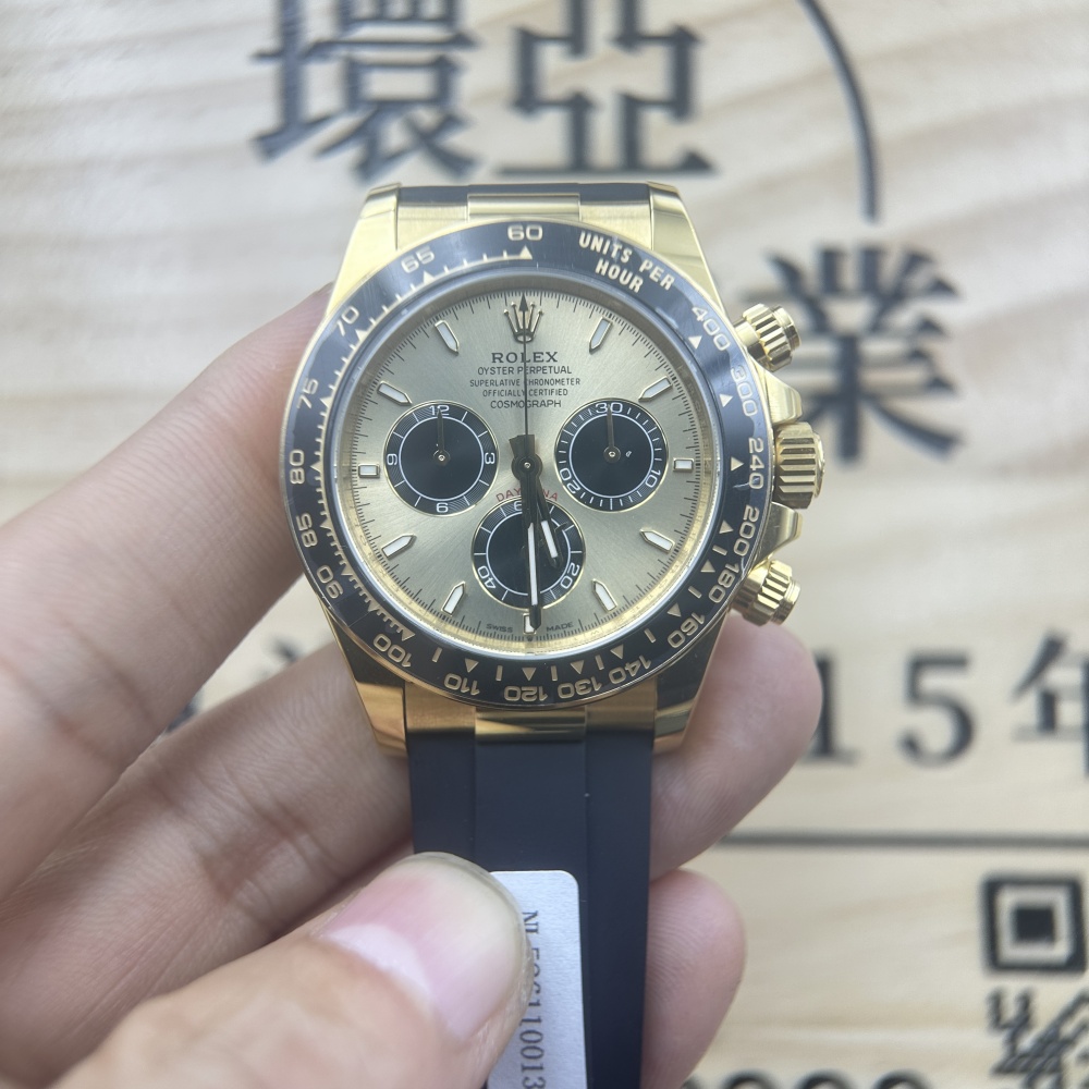 包金改裝 VS廠 頂級複刻 ROLEX DAYTONA 勞力士 迪通拿 126518 余文樂 4131機芯