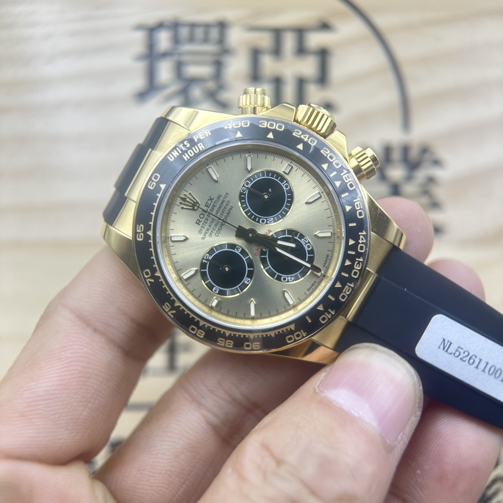 包金改裝 VS廠 頂級複刻 ROLEX DAYTONA 勞力士 迪通拿 126518 余文樂 4131機芯