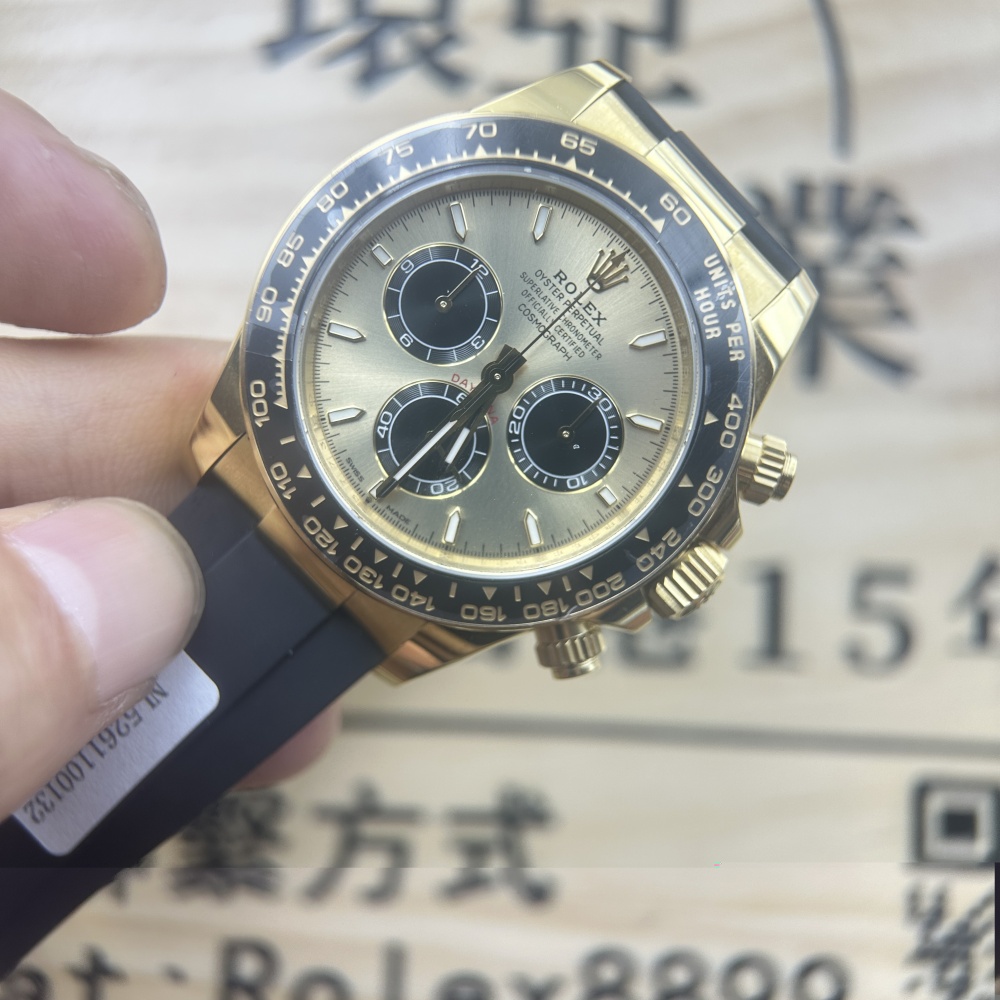 包金改裝 VS廠 頂級複刻 ROLEX DAYTONA 勞力士 迪通拿 126518 余文樂 4131機芯