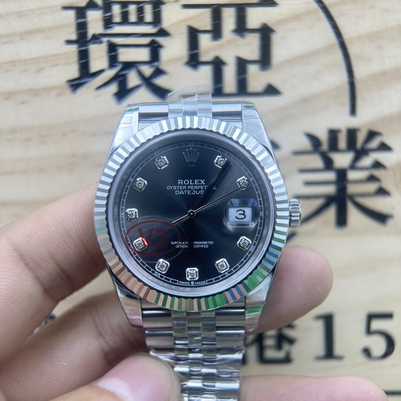 VS廠 複刻手錶 VS factory ROLEX DATE JUST 勞力士 灰鉆 日志 M126334-0006  41MM 丹東3235機芯 香港可面交