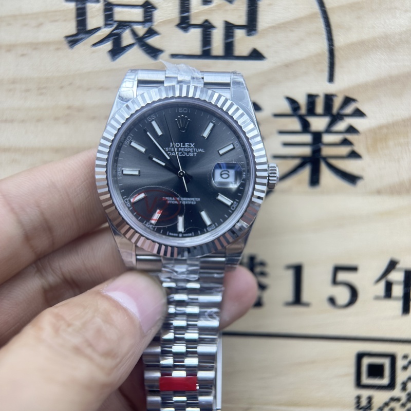 VS廠 VSfactory超級複刻手錶 ROLEX DATE JUST 勞力士 日志型 m126334-0014 灰日志 3235機芯 41MM 香港面交
