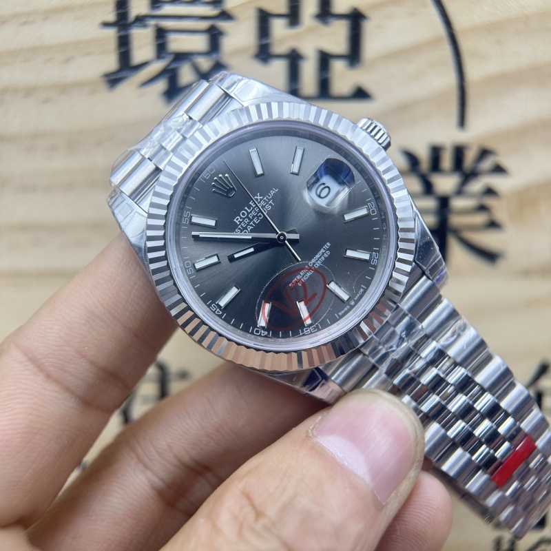VS廠 VSfactory超級複刻手錶 ROLEX DATE JUST 勞力士 日志型 m126334-0014 灰日志 3235機芯 41MM 香港面交