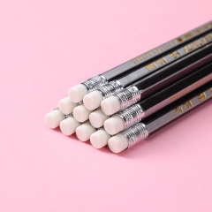 Muhui HB 软木六角杆拉皮头铅笔 12 个纸盒