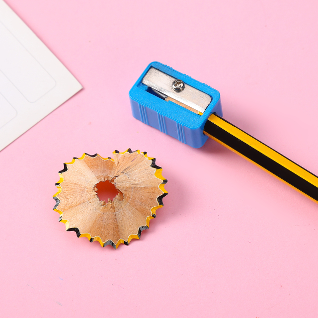 Lápiz borrador hexagonal de madera de arce Muhui HB (paquete de 12)