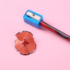 Muhui HB 杨木红圆杆皮铅笔，配12个纸盒