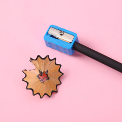 Muhui HB 三角杆杨木哑光黑头铅笔 12 个纸盒