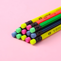 慕辉 HB 三角棒杨木笔尖铅笔（12支装）