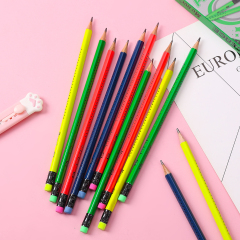 慕辉 HB 三角棒杨木笔尖铅笔（12支装）